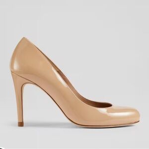 LK Bennett Nude Patent Pumps